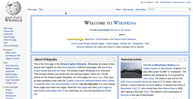 Wikipedia Simple English Search Page.png
